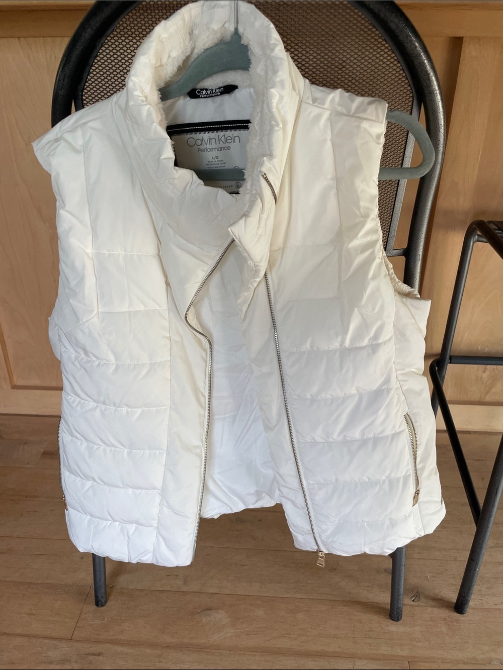 Calvin Klein performance Quilted Puffer Vest with High Collar